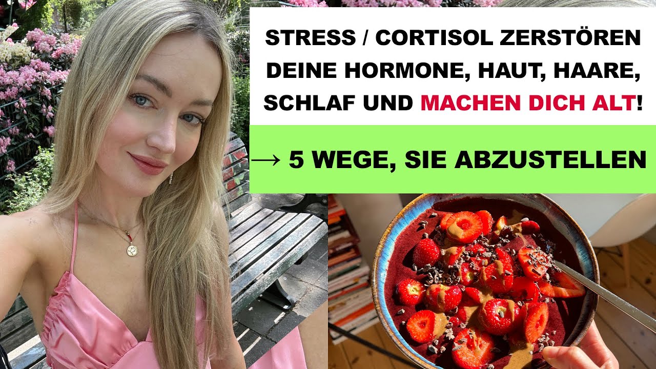 5 Wege, Stress und Cortisol SOFORT abzustellen (Stress = größter Alterungsfaktor!)