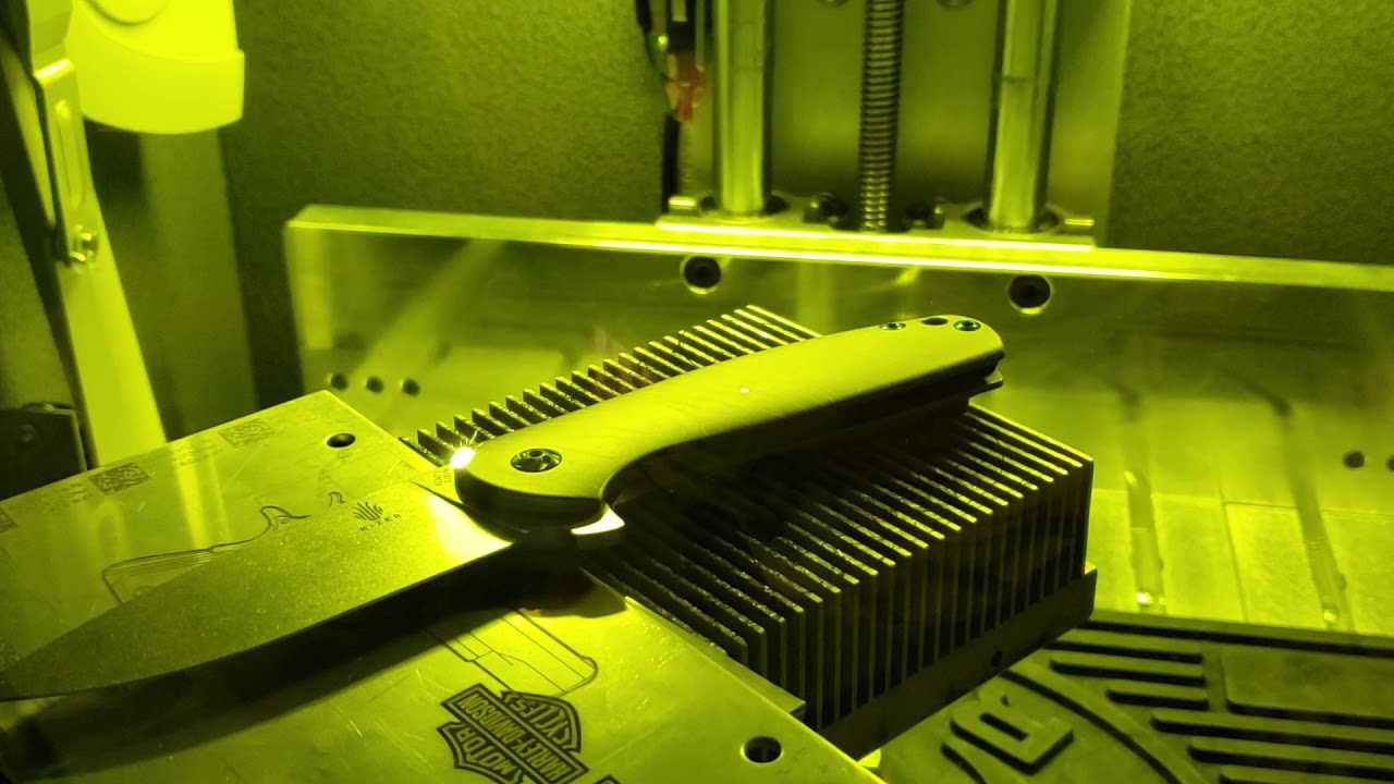 Laser knife engraving with Z Tech's lasers YouTube