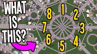 Fixing 2% Traffic on Gigantic Eight Point Roundabout in Cities Skylines!