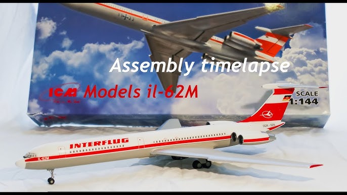 Modellino Aereo Civile Airliner IL-62M Scala 1: 144 (ZV7013) - Aerei e  astronavi - Zvezda - Giocattoli