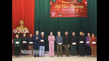 Đồng chí Phó Chủ tịch Quốc hội Nguyễn Thị Thanh thăm, tặng quà Tết Nguyên đán Ất Tỵ tại Ninh Bình