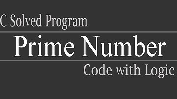 Prime Number Program in C (Hindi)