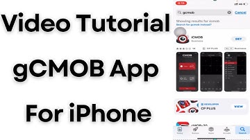 How to Configure gCMOB App for iPhone & Monitor?