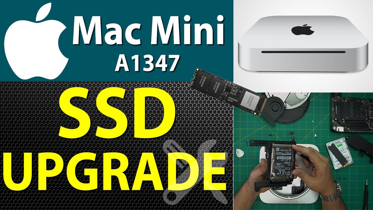 Accesible Mal flor Mac Mini 2014 A1347 Emc2840 HDD SSD Upgrade - YouTube