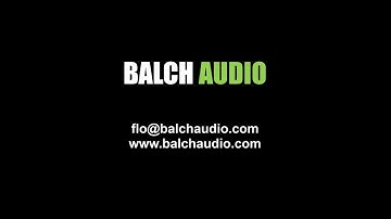Balch Audio - Sound Design Demo Reel 2025