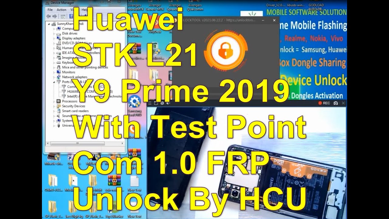 Huawei STK-L21 FRP Unlock || Huawei Y9 Prime 2019 Google Lock Remove By