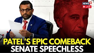 Explosive Epstein Revelations! | FBI Director Kash Patel Drops New Evidence in Senate Hearing | Live