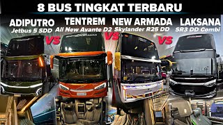 WHICH ONE IS COOLER? 8 Double-Decker Buses from 4 Top Indonesian Coachbuilders