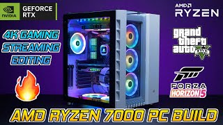 AMD Ryzen 7000 Gaming PC Build // Gaming , Editing // juned siddiqui // ???