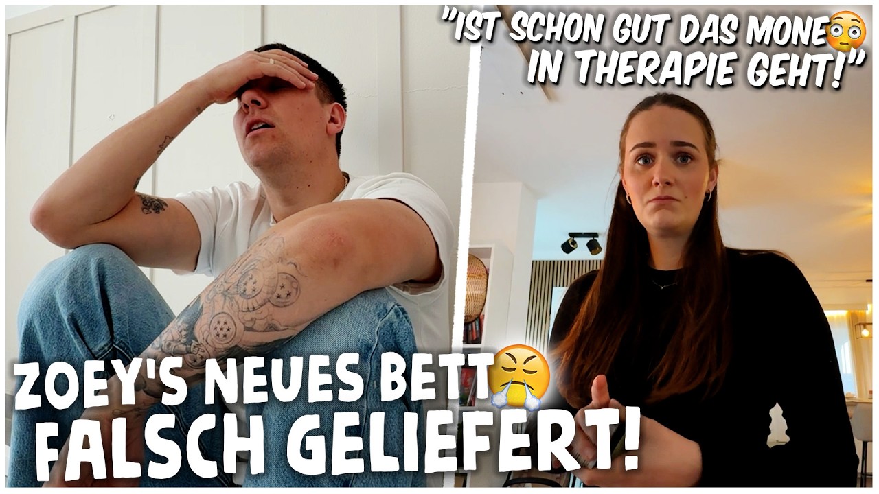 ZOEY ihr NEUES BETT FALSCH geliefert😭 + „BESSER ist mit THERAPIE für MONE!“😳 | kobexmone