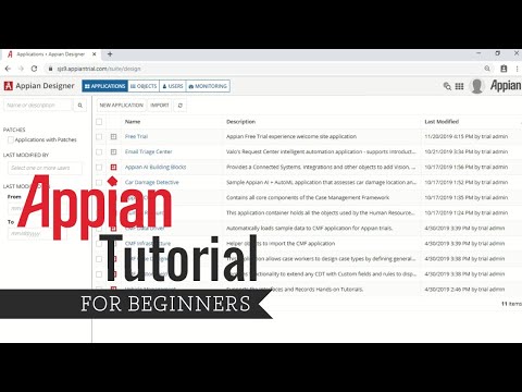 APPIAN TUTORIAL: BUILDING A SIMPLE TIMESHEET APPLICATION