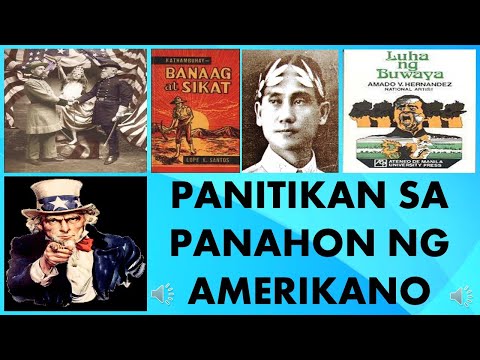 ANG MGA PILIPINONG MANUNULAT SA PANAHON NG AMERIKANO