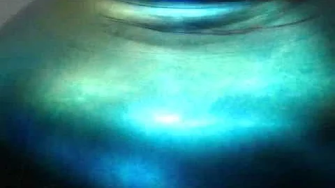 Blue Aurene Vase