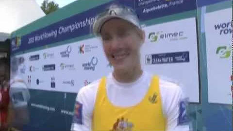 Kim Crow post World Rowing Championships