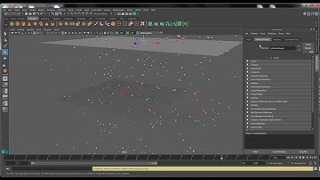 Maya Particle System Rain