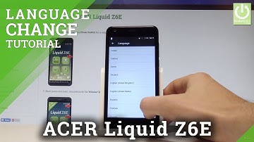 How to Change Language on ACER Liquid Z6E |HardReset.Info
