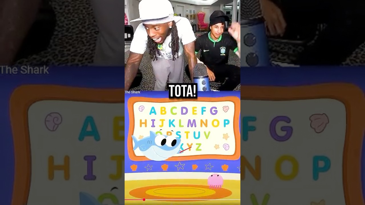 Kai Cenat Teaches Tota The Alphabet!