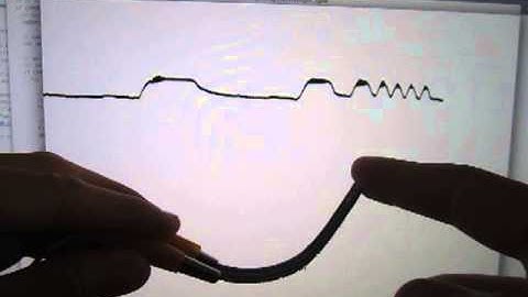 3D Printed Bend Sensor (1.75mm ABS Conductive - printed)