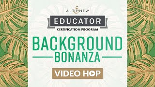 Altenew Background Bonanza Video Hop