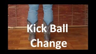Kick Ball Change - Basic Steps - Linedance