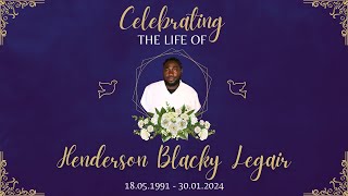 Celebrating the Life of Henderson "Blacky" Legair