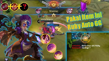 Ruby Offlane | Ruby Buff | Build Ruby Tersakit Dan Terbaru | Ruby Auto Maniac | MLBB by Ujel S
