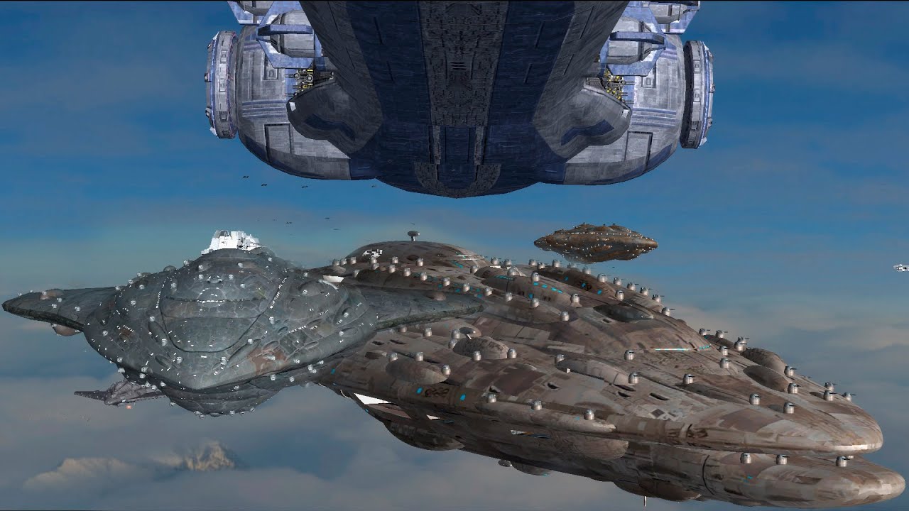 Malevolence Battlegroup Attacks Mon Calamari 99 | Empire at War Remake AR