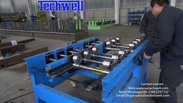 cold roll forming machine portabled moved by side hand wheel adjusting sheet width