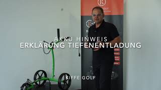 Akku - Tiefenentladung Des Akku Für Ihren Kiffe Elekrotrolley.