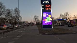 2 pastaiga uz Ziepniekkalnu 10 marts ot walking tour city sounds asmr 4K