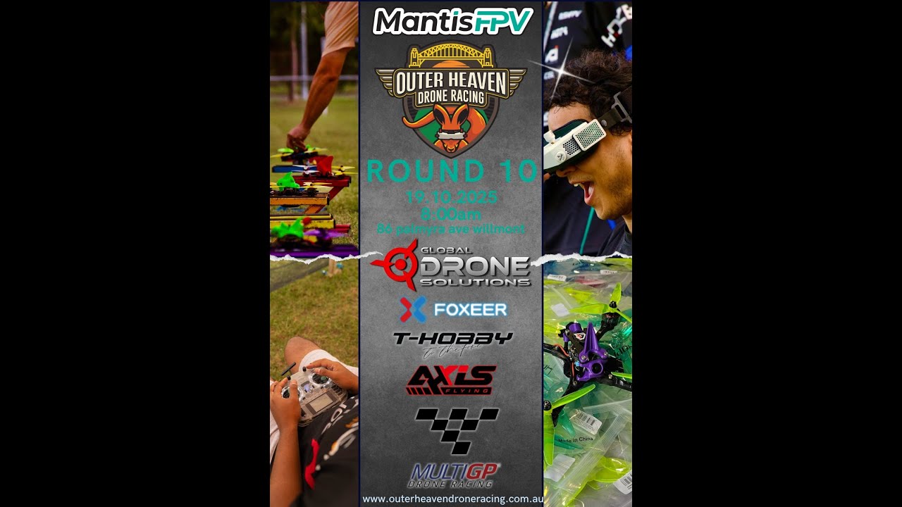 Outer Heaven Drone Racing 2025 Global Drone Solutions Round 10 - YouTube