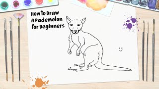 How to Draw A PADEMELON Easy Step by Step | Animal Drawing Tutorial for Beginners | Arshaka Drawing