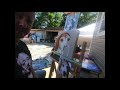 Mr Gast Art Paints Morgan at Pumpkinfest 2020