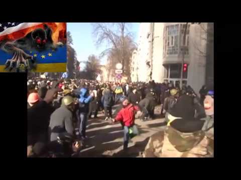 ახალი მსოფლიო წესრიგის\"ანტიქრისტიანული სულის ადებტები!ბრძოლა ევრომაიდანთან კიევში!18.02.2014