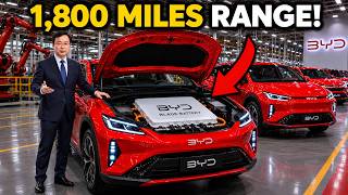 CEO OF BYD RELEASES NEW EV Solid-State Battery with 1,800-Mile Range and 4-Minute Charge!