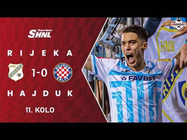 HNK Hrvatski Nogometni Klub Rijeka 0-1 HNK Hajduk Split :: Highlights ::  Videos 