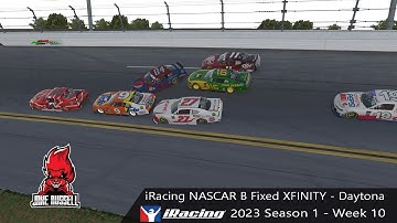 iRacing  – NASCAR B Fixed XFINITY – 2023 Season 1 Week 10 at Daytona International Speedway