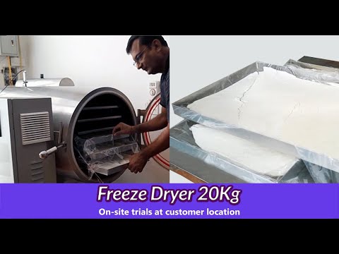 Freeze Dryer 20 Kg/Batch I Freeze Dryer Manufacturer, Latest price I Commercial Freeze Dryer I