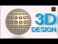 Create 3D Design in Illustrator 2022 | 3D Revolve Design Tutorial in Adobe Illustrator #3D Effect AR