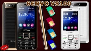 Отличный Дешёвый Телефон на 4 Sim Kарты : SERVO V8100 - ПОСЫЛКИ из КИТАЯ