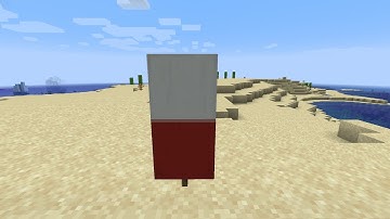 How to make the Polish flag in Minecraft