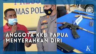 Lima Anggota KKB di Kabupaten Yapen, Papua Menyerahkan Diri screenshot 5