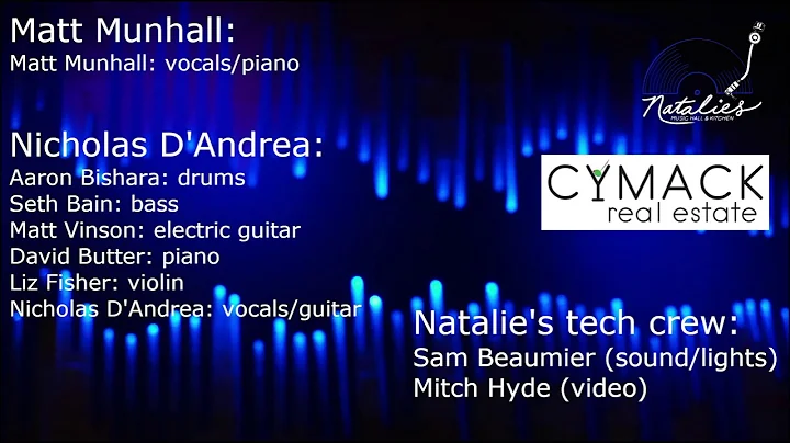 Natalie's Live Stream: Nicholas DAndrea Album Rele...