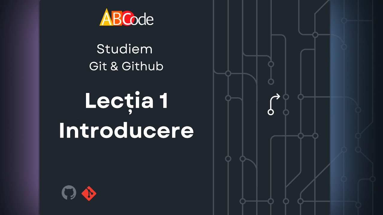 1 Introducere in Git și Github. Tutorial Git & Github [RO]. - YouTube