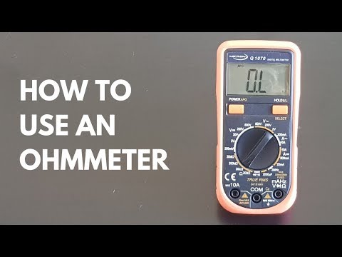 How to use an ohmmeter