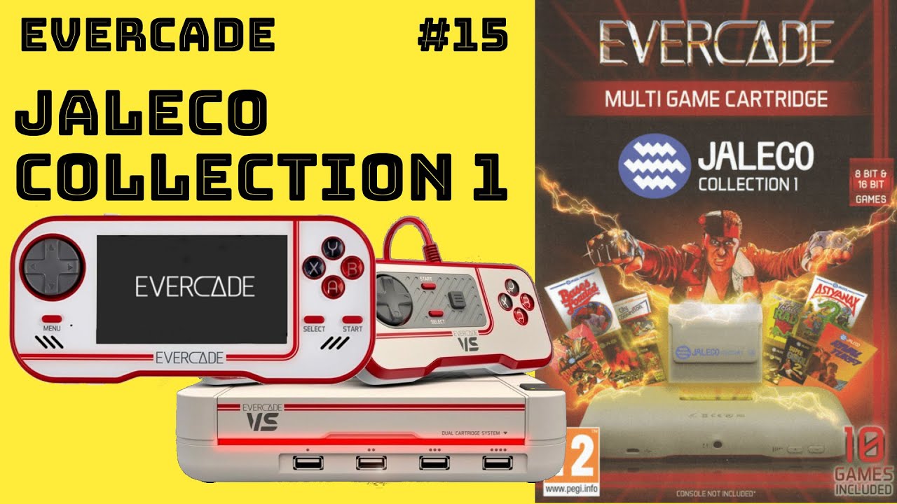 Evercade, ecco la Jaleco Collection 1 e la Piko Collection 2