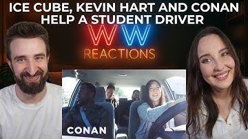 IMAGINE MEETING THEM IN TRAFFIC┃Ice Cube, Kevin Hart And Conan Help A Student Driver ┃REACTION