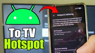 How To Connect Mobile Hotspot To Any Smart TV (Best Method)