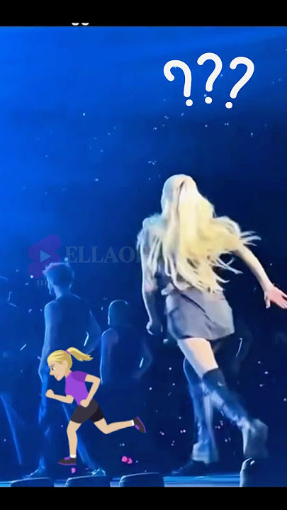 LISA'S REACTION WHEN ROSÈ WAS LOST ON STAGE 🤣 #lisa #lalisa #rose