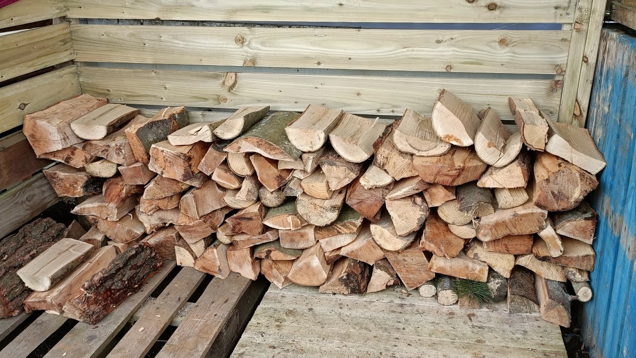 Man Tetris - Stacking Firewood - YouTube